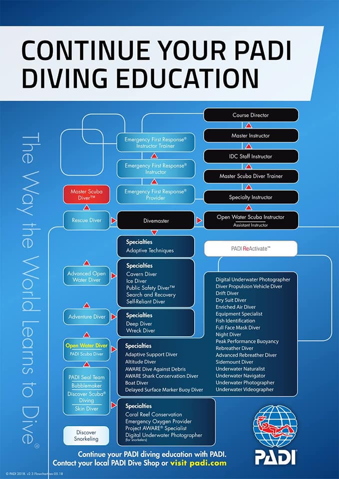Padi Diving Education