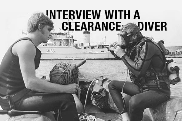 Former Royal Navy Clearance diver talk