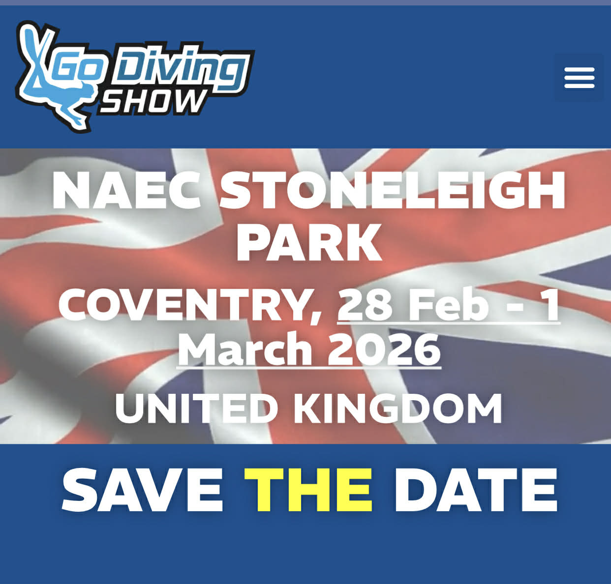 go dive event 2026 coventry