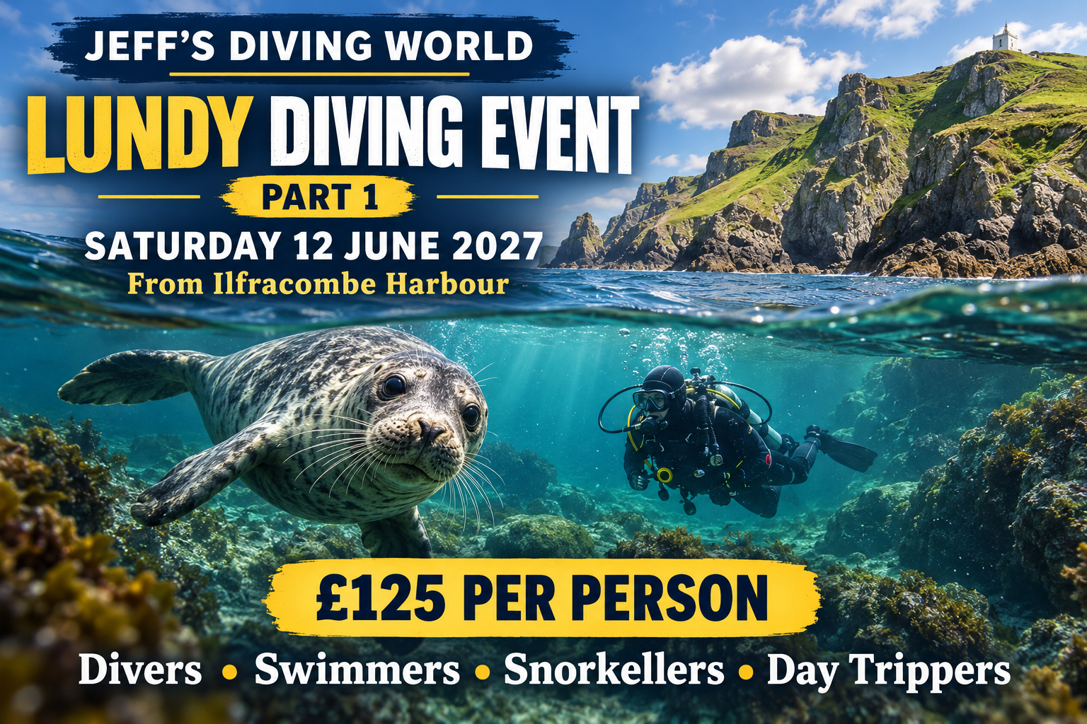 Lundy Island Diving Adventure 2027